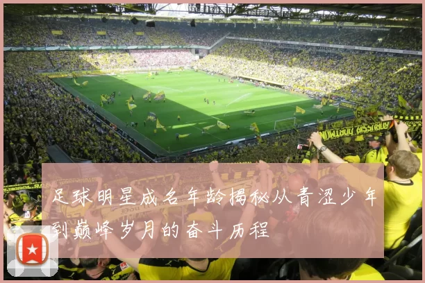 足球明星成名年龄揭秘从青涩少年到巅峰岁月的奋斗历程